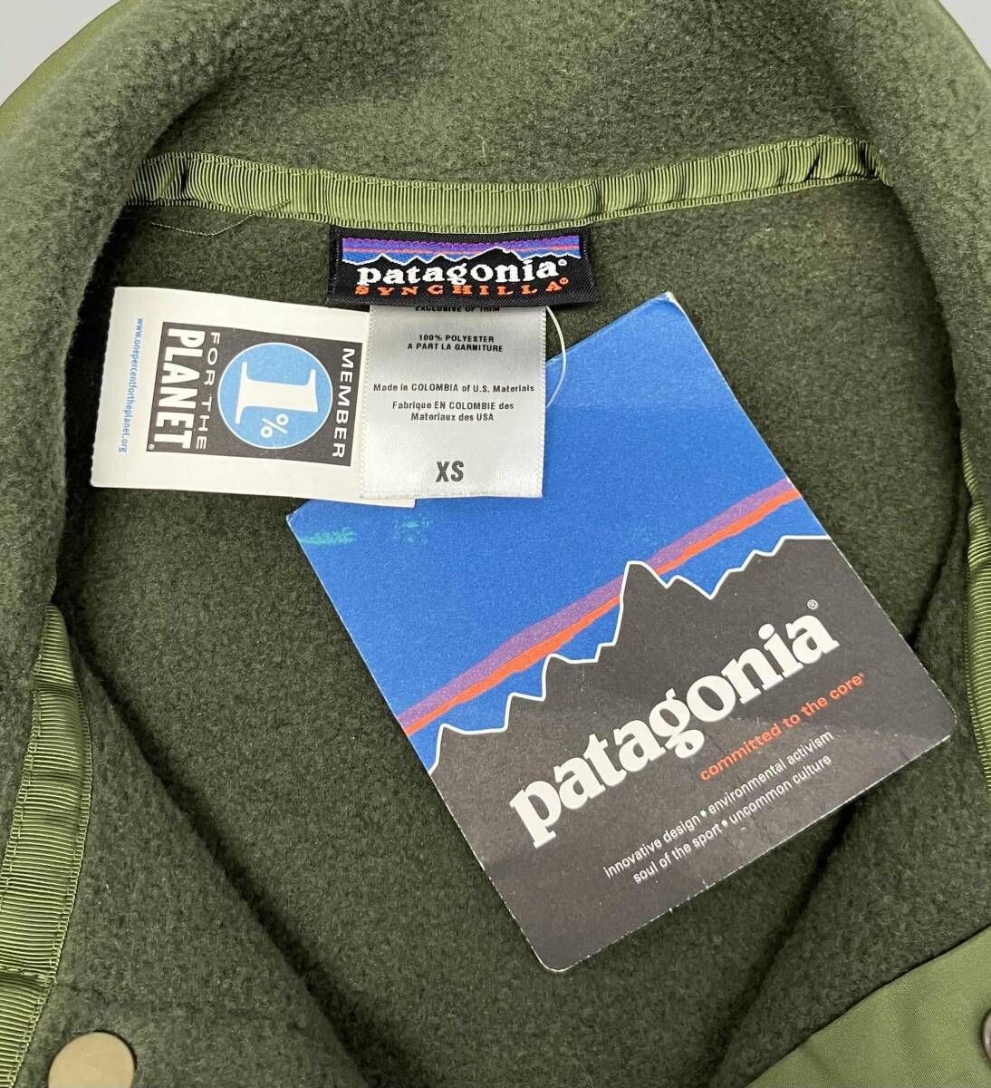  Patagonia パタゴニア フリースジャケット 25450 F 5 サイズXS ダークグリーン 冬 その他 登山ウェア アウトドアウェア
