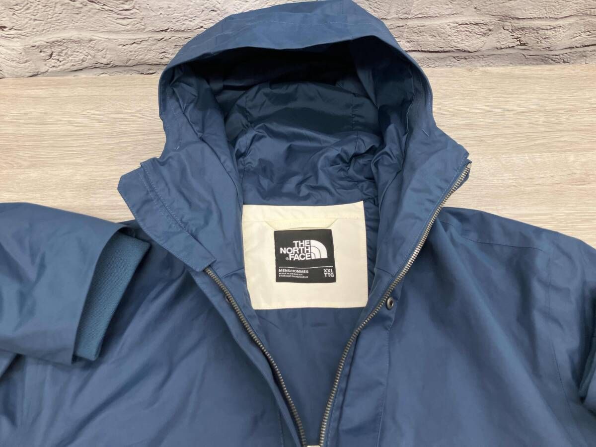 THE NORTH FACE 1990 MOUNTAIN JACKET マウンテンパ カ 表記サイズ XXL ホワイト ネイビー モックネック マウンテンパーカー 