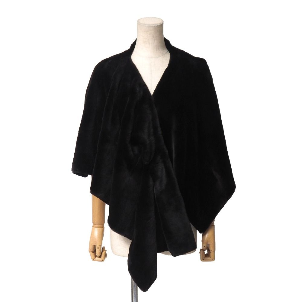 Mink ミンク ショール シェアードミンク ファー ストール ティペット ダークミンク 毛皮 ブランド古着 RA 6704