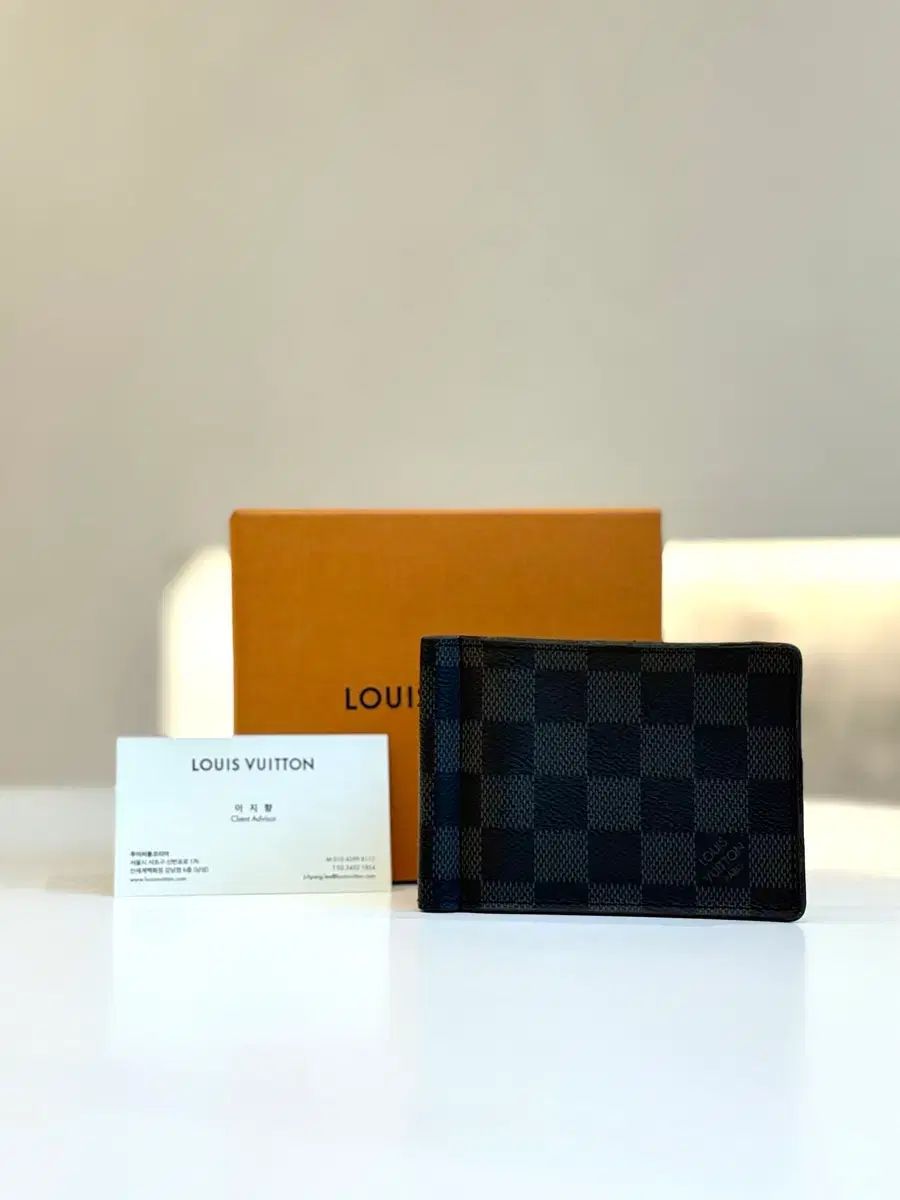 フルセット ルイヴィトン ダミエ 二つ折り財布