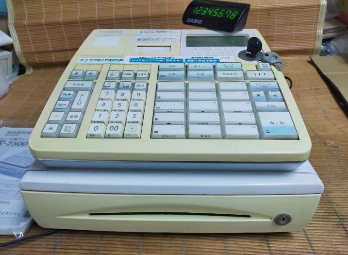 カシオレジスター TE-2500 フル設定無料 訳あり価格 456780 - メルカリ