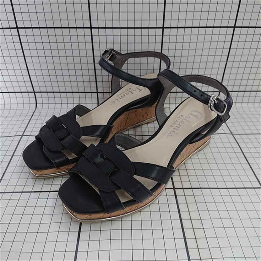 ダイアナArtemis ブラックウェッジソールサンダル アルテミス バイ ダイアナ artemis by DIANA モールドソールウェッジ