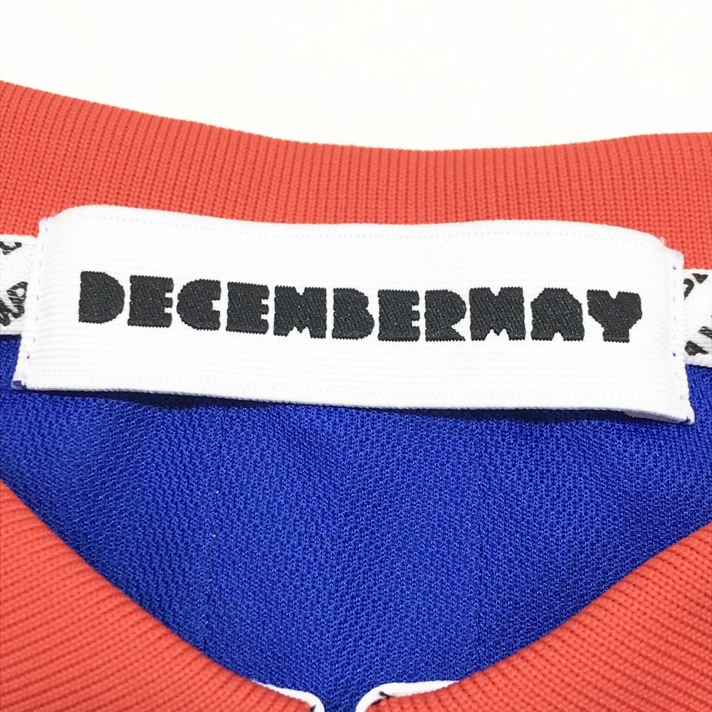 サイズ:M DECEMBERMAY ディセンバーメイ ハーフジップ 半袖ポロシャツ サイズ:M DECEMBERMAY ディセンバーメイ ハーフジップ 半袖ポロシャツ