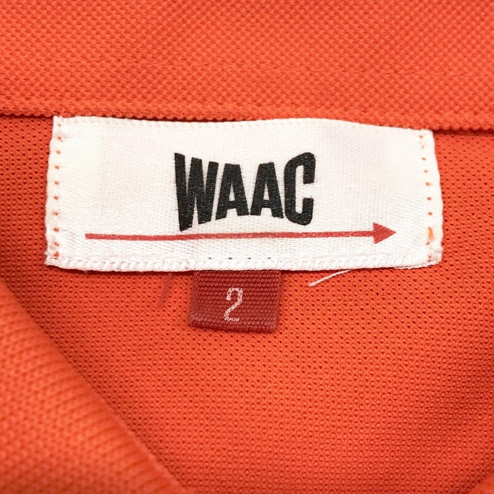 サイズ：2 WAAC ワック 半袖 ポロシャツ オレンジ系 [240101475683