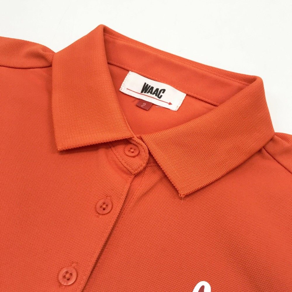 サイズ：2 WAAC ワック 半袖 ポロシャツ オレンジ系 [240101475683