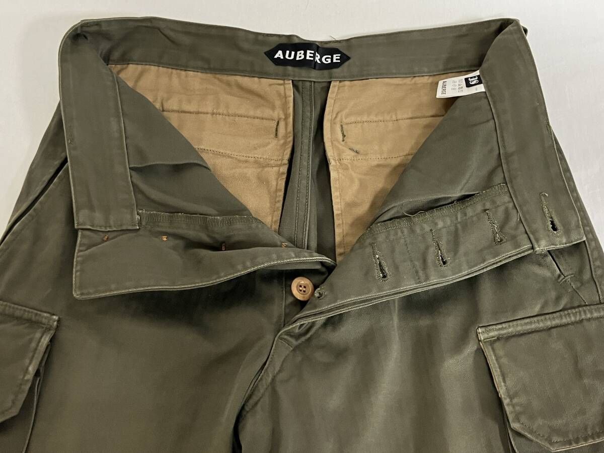 AUBERGE SUVIN47 サイズ38 カーキ 日本製 M47 オーベルジュ カーゴ