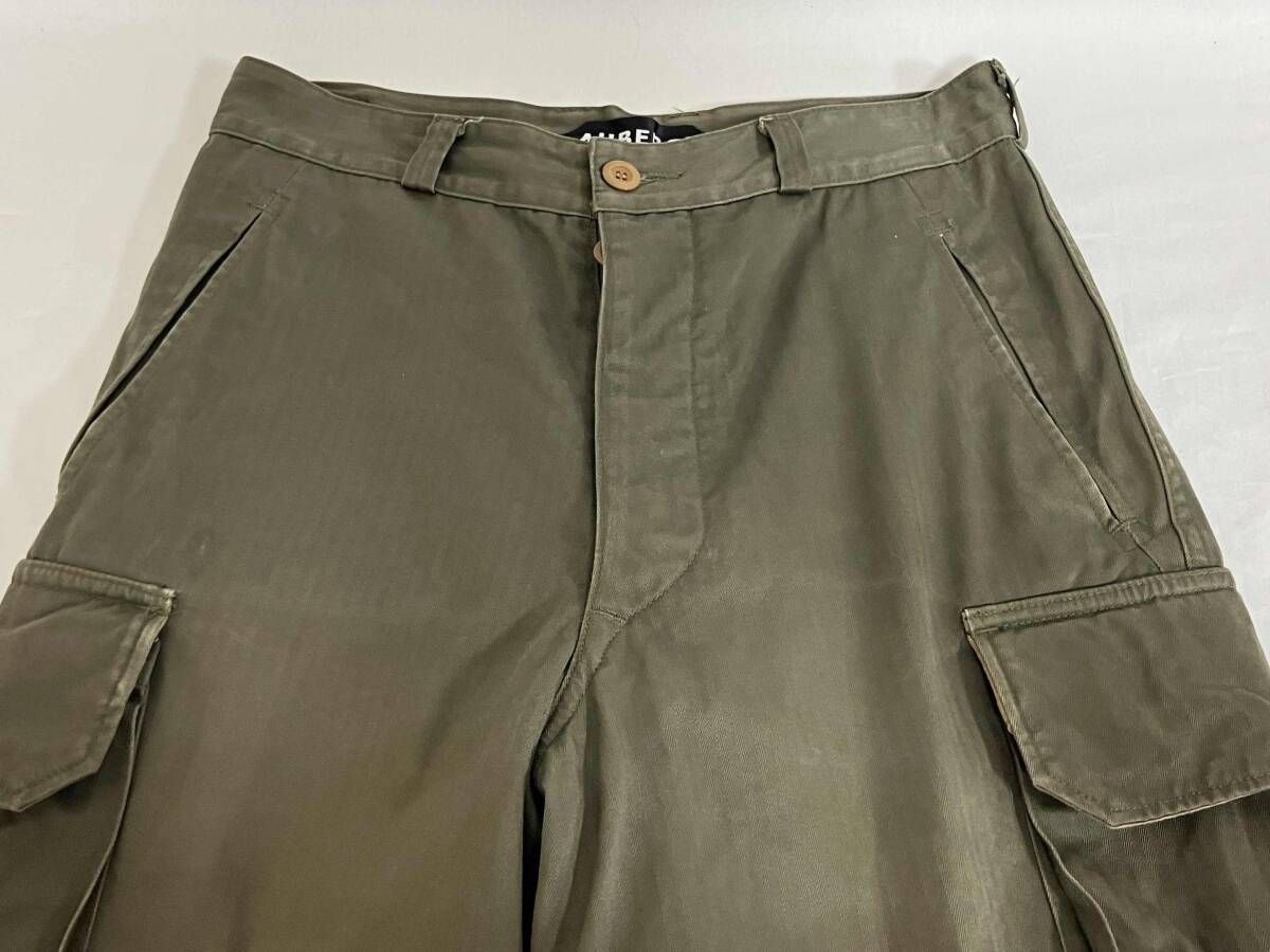 AUBERGE SUVIN47 サイズ38 カーキ 日本製 M47 オーベルジュ カーゴ 