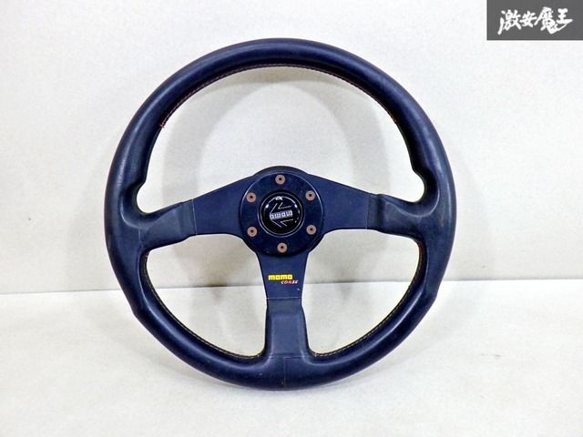 希少！】MOMO CORSE モモ コルセ 汎用 レザー ステアリング ホイール