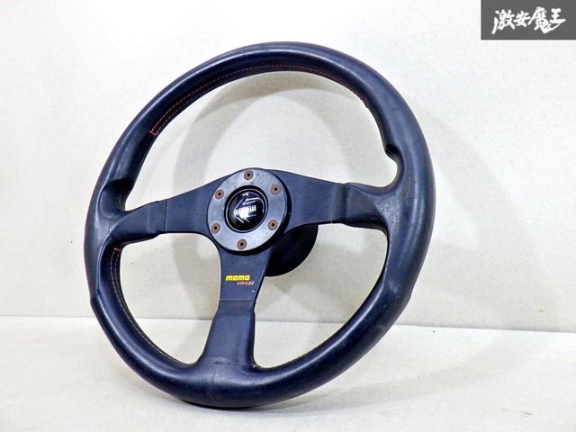 希少！】MOMO CORSE モモ コルセ 汎用 レザー ステアリング ホイール