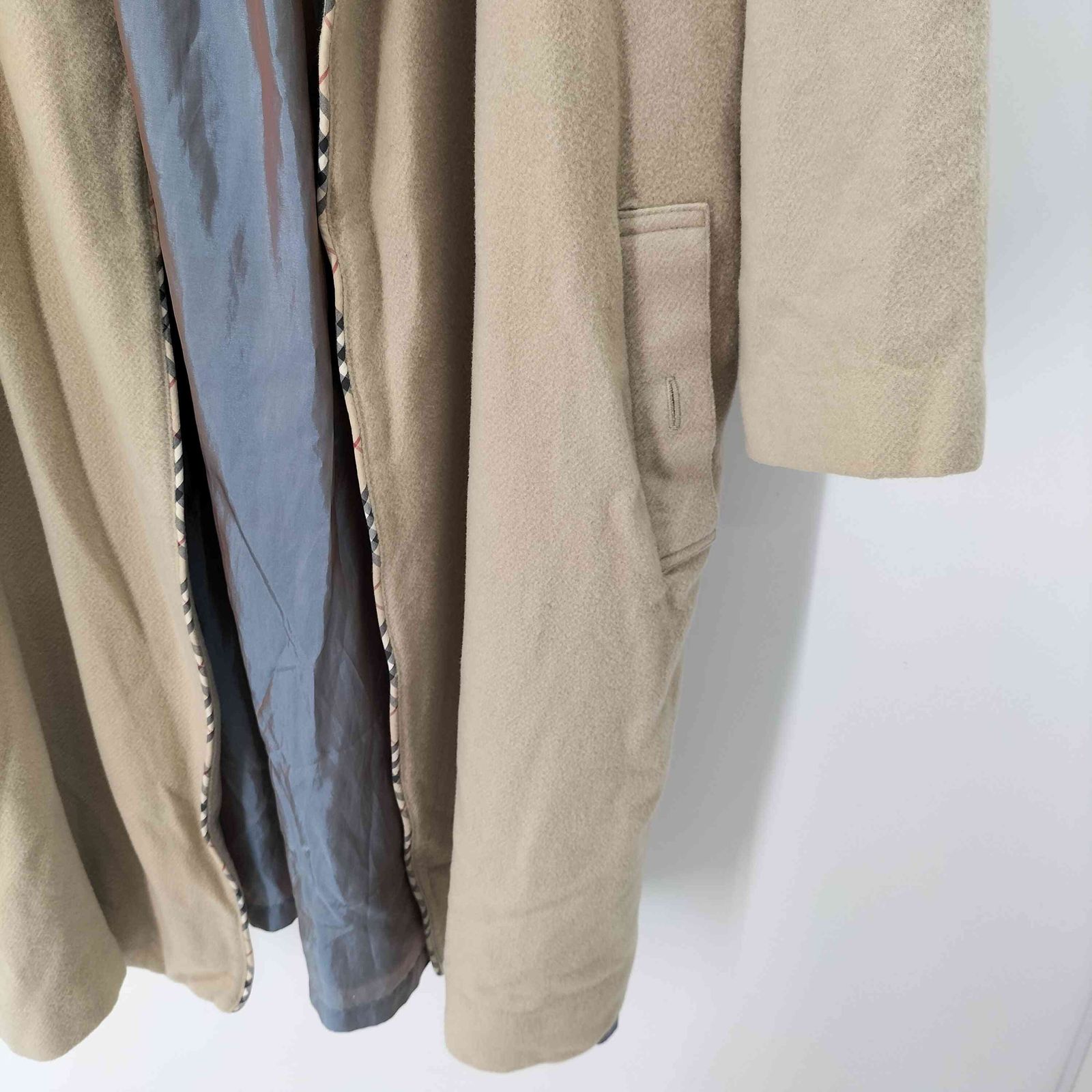 バーバリーロンドン BURBERRY LONDON ウールカシミヤガウンコート