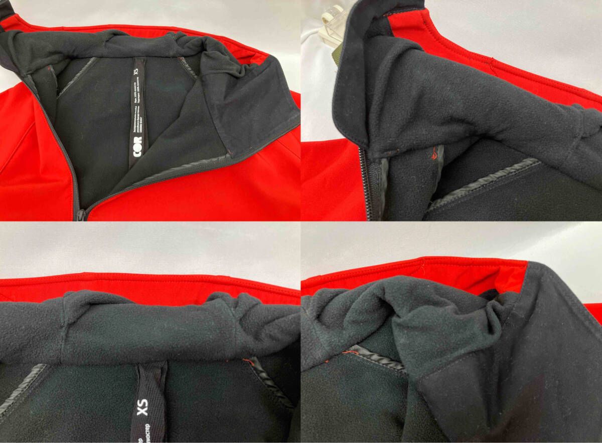  COR CODERED ジャケット レッド XSサイズ アノラックジャケット ジャケット アウター
