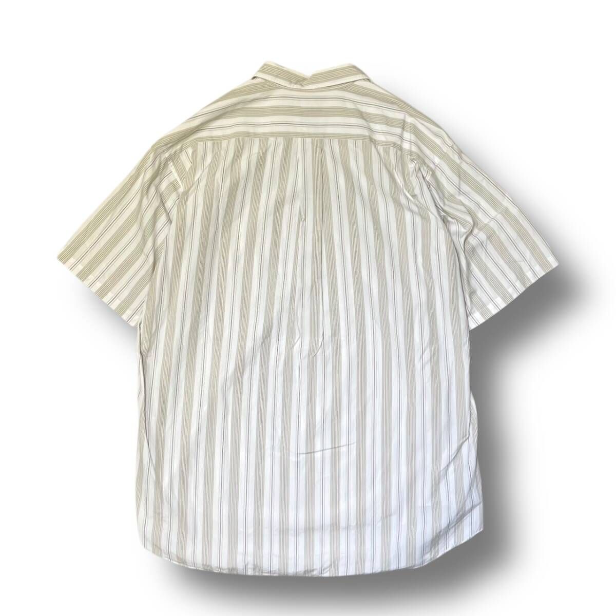 90s COMME des GARCONS HOMME archive stripe open color shirt