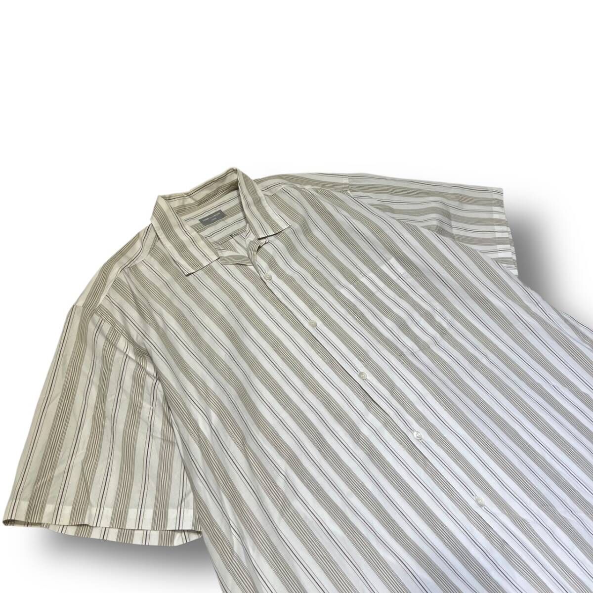 メンズ 90s COMME des GARCONS HOMME archive stripe open color shirt