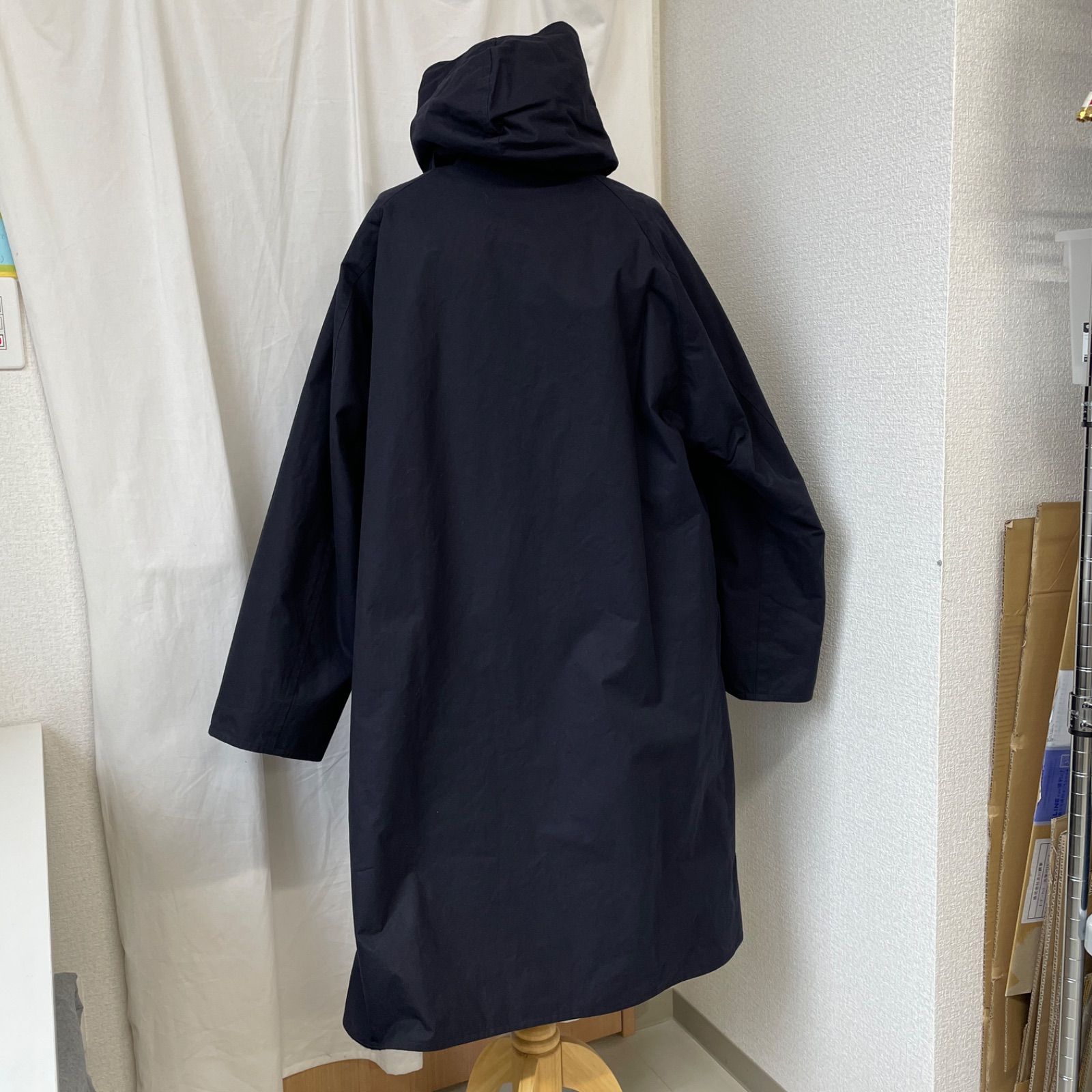 COMOLI コモリ W03-04012 コットンフーデッドコート モッズコート