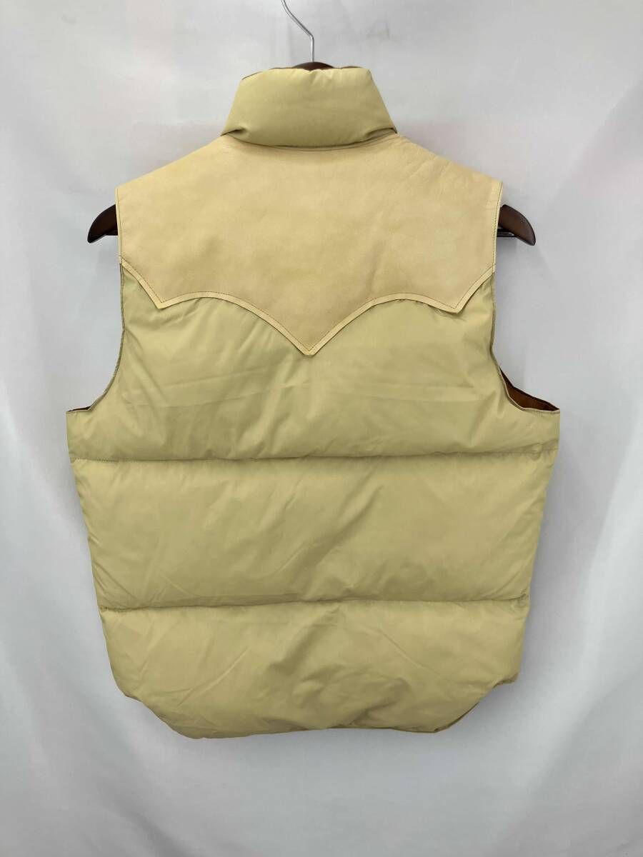 Rocky Mountain Featherbed ロッキーマウンテン 450-482-01 ダウンベスト サイズ38 ベージュ系 冬