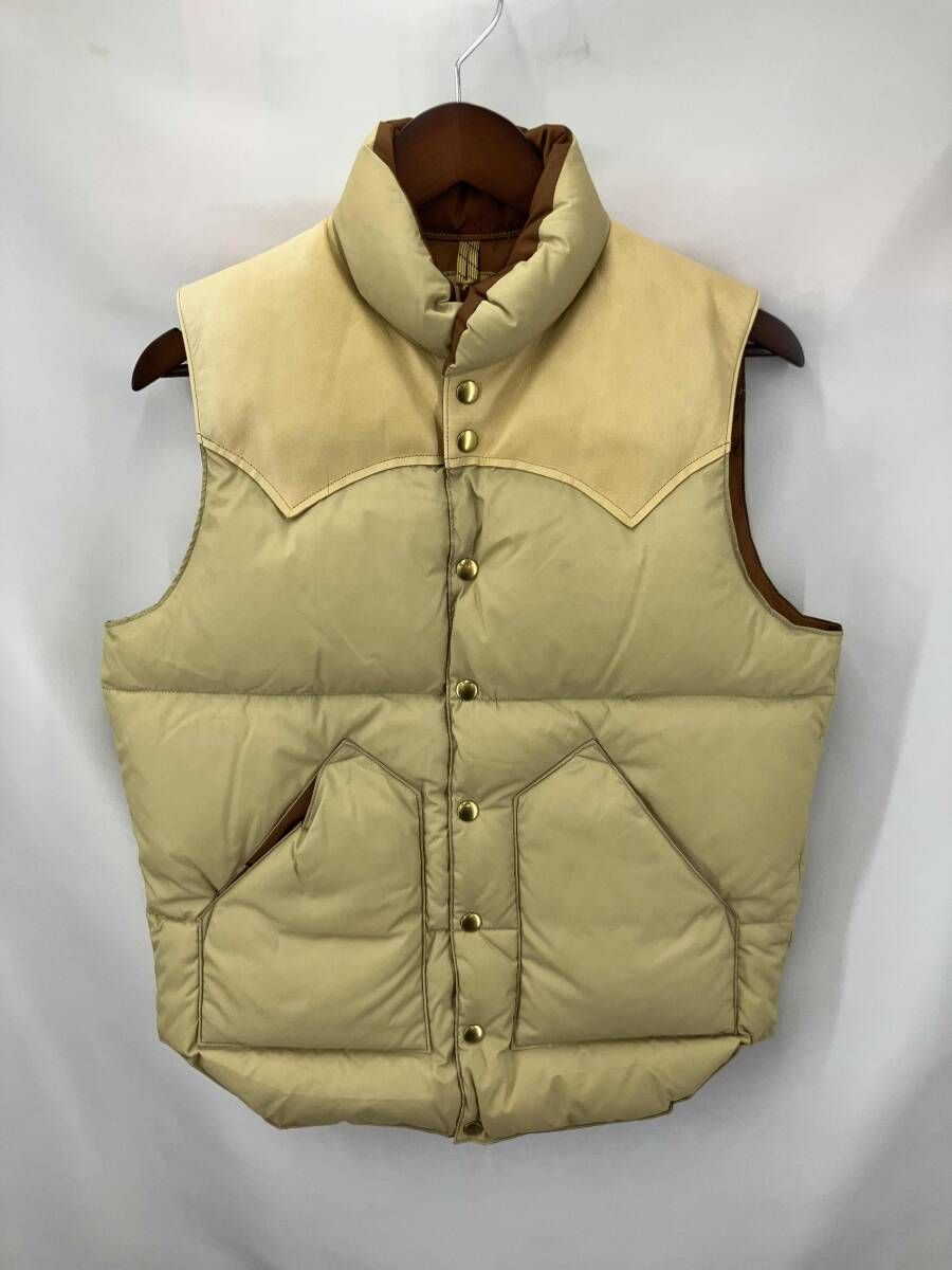 Rocky Mountain Featherbed ロッキーマウンテン 450-482-01 ダウンベスト サイズ38 ベージュ系 冬