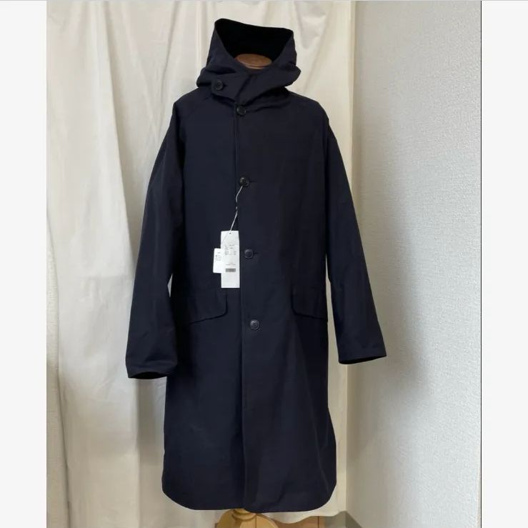 COMOLI コモリ W03-04012 コットンフーデッドコート モッズコート