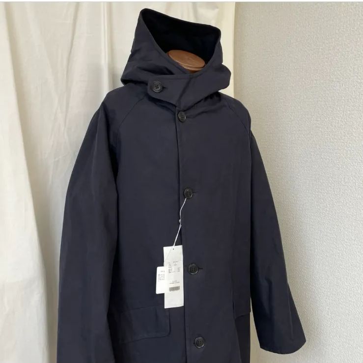 COMOLI コモリ W03-04012 コットンフーデッドコート モッズコート