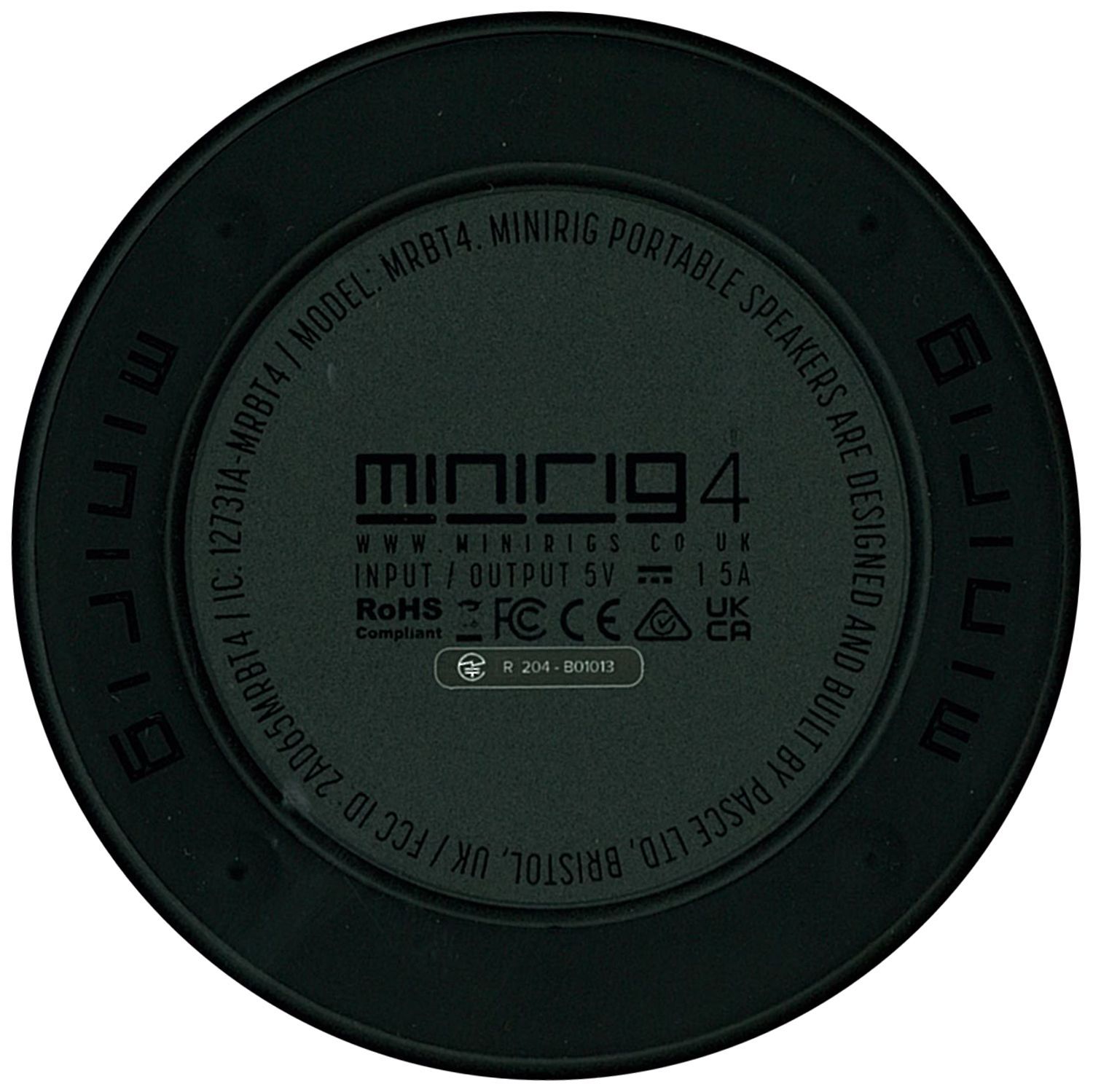 Minirig 4 ポータブルBluetoothスピーカー（ブラック, 2台セット