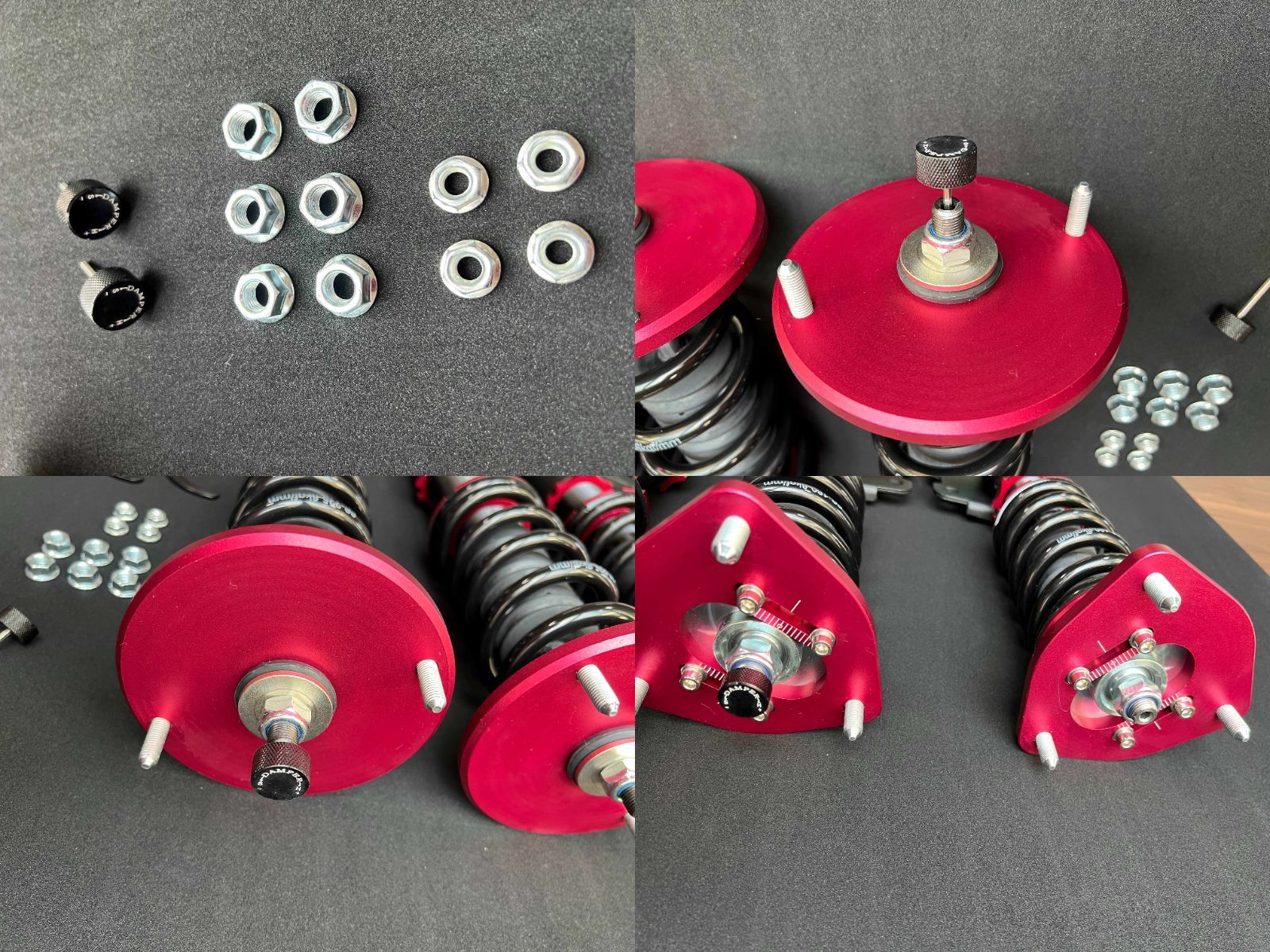 s15シルビアフルタップ式減衰力36段調整車高調 ☆新品☆送料無料 日産 S15 ニッサン シルビア フロントピロアッパー