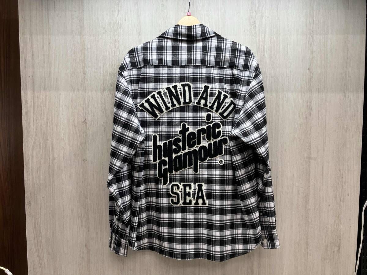 HYSTERIC GLAMOUR × WIND AND SEA WDS-C-HYS-23-AP-Q1-09 長袖シャツ L