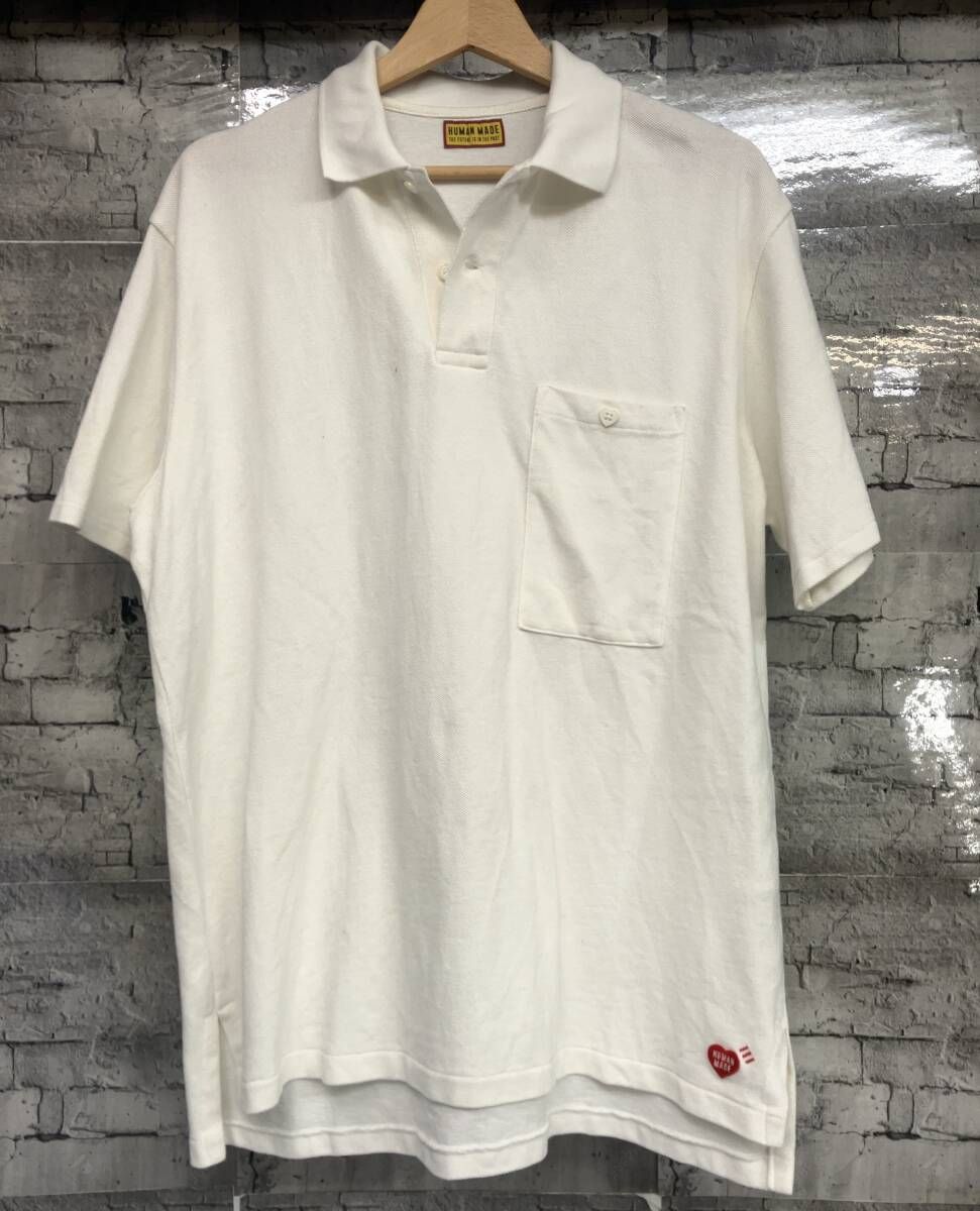 HUMAN MADE ヒューマンメイド 半袖ポロシャツ BIG POLO SHIRT