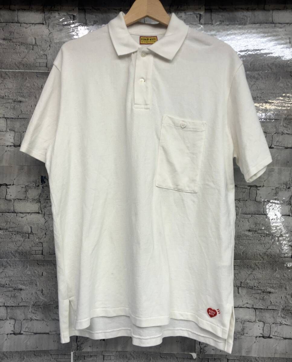 HUMAN MADE ポロシャツ HUMAN MADE ヒューマンメイド 半袖ポロシャツ BIG POLO SHIRT