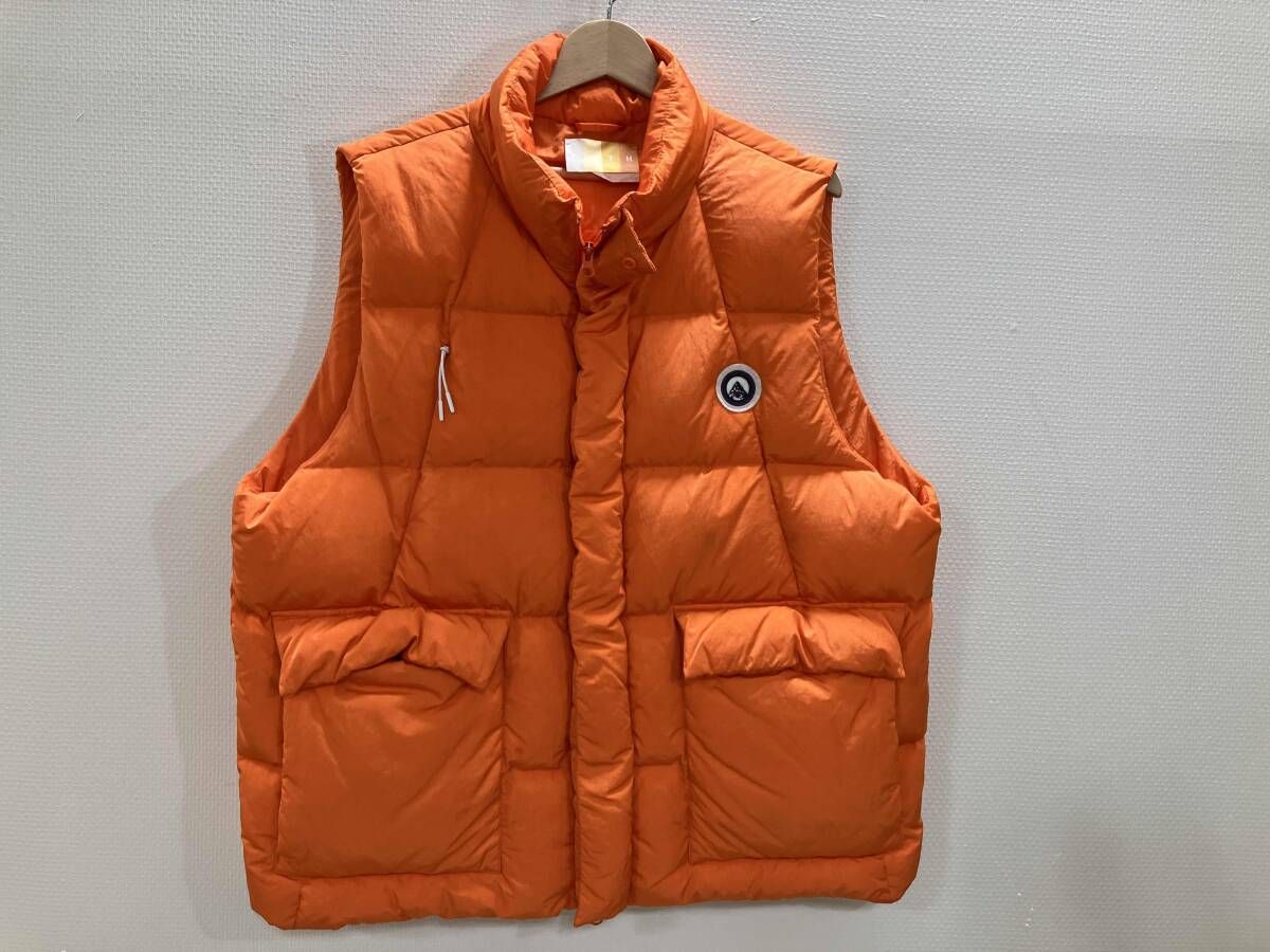KITH キス ダウンベスト ベスト オレンジ XL 秋冬