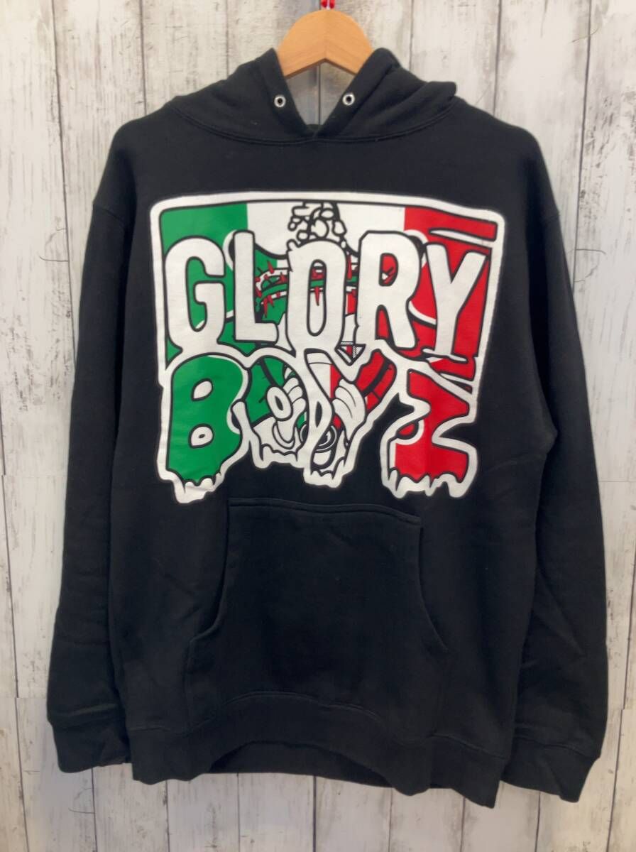 GLO GANG グローギャング パーカー フーディー ブラック USA製 made in usa