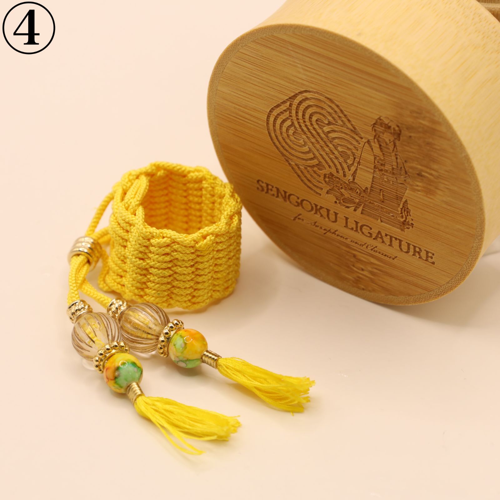  戦国リガチャー Motochika Yellow 長宗我部元親 Soprano Kabuki サックスリガチャー サックス