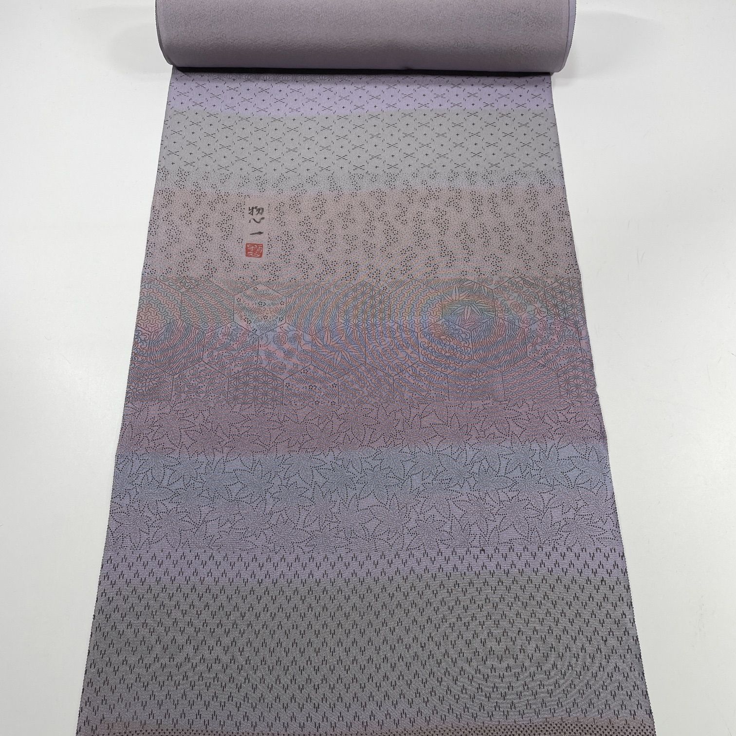 江戸小紋 作家物 重要無形文化財 彫刻 反物 1本 正絹 同梱購入歓迎