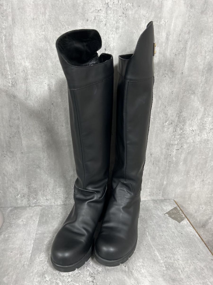 Dolce&Gabbana ドルチェ＆ガッバーナ レザーブーツ ロング ブーツ