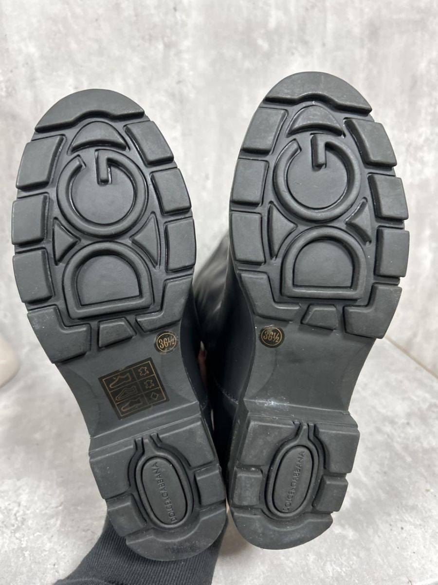 Dolce&Gabbana ドルチェ＆ガッバーナ レザーブーツ ロング ブーツ