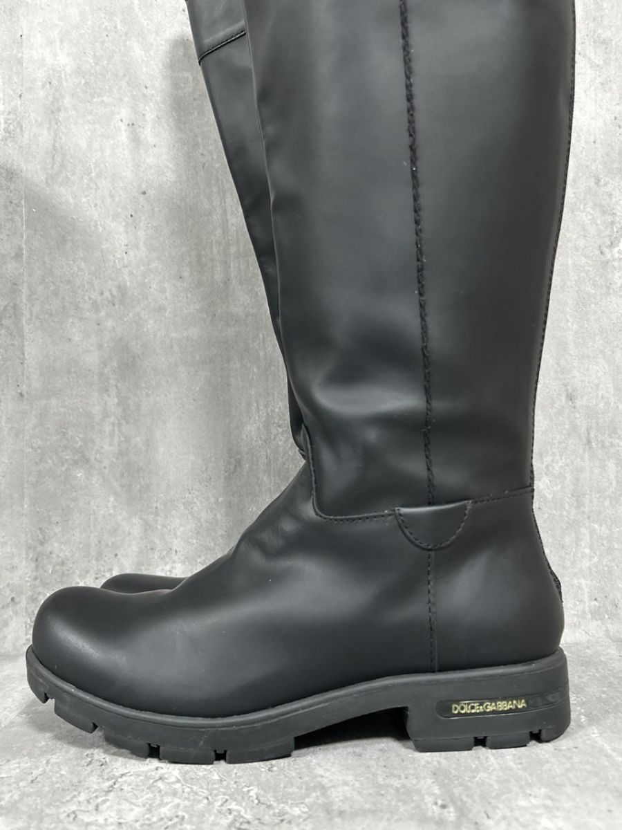 Dolce&Gabbana ドルチェ＆ガッバーナ レザーブーツ ロング ブーツ