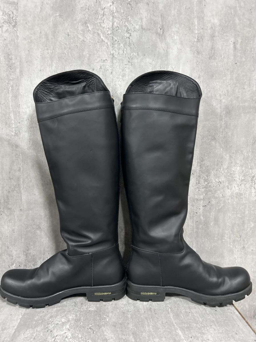 Dolce&Gabbana ドルチェ＆ガッバーナ レザーブーツ ロング ブーツ