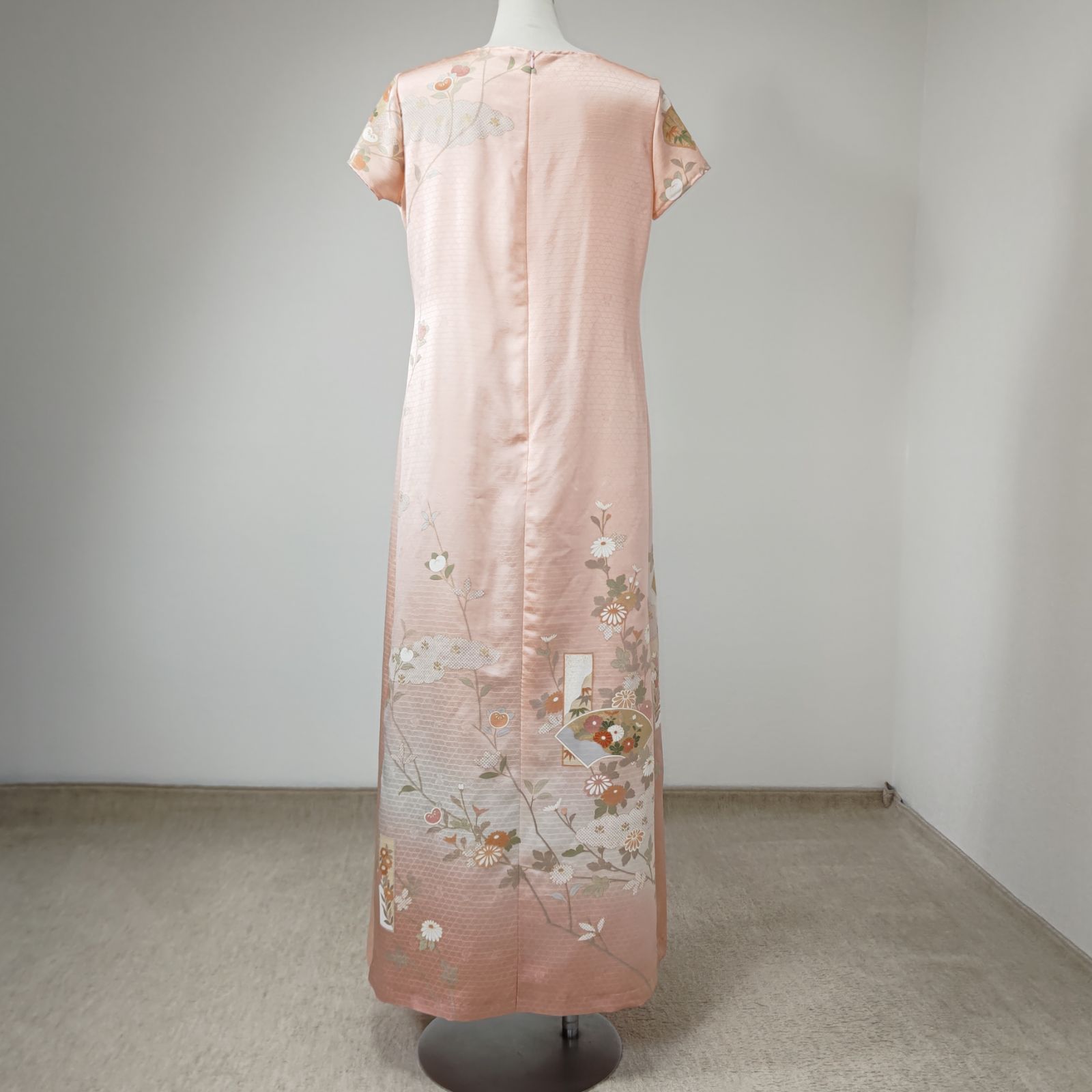 zunezune 訪問着ドレス トールサイズ キャップ袖 ストール付 着物