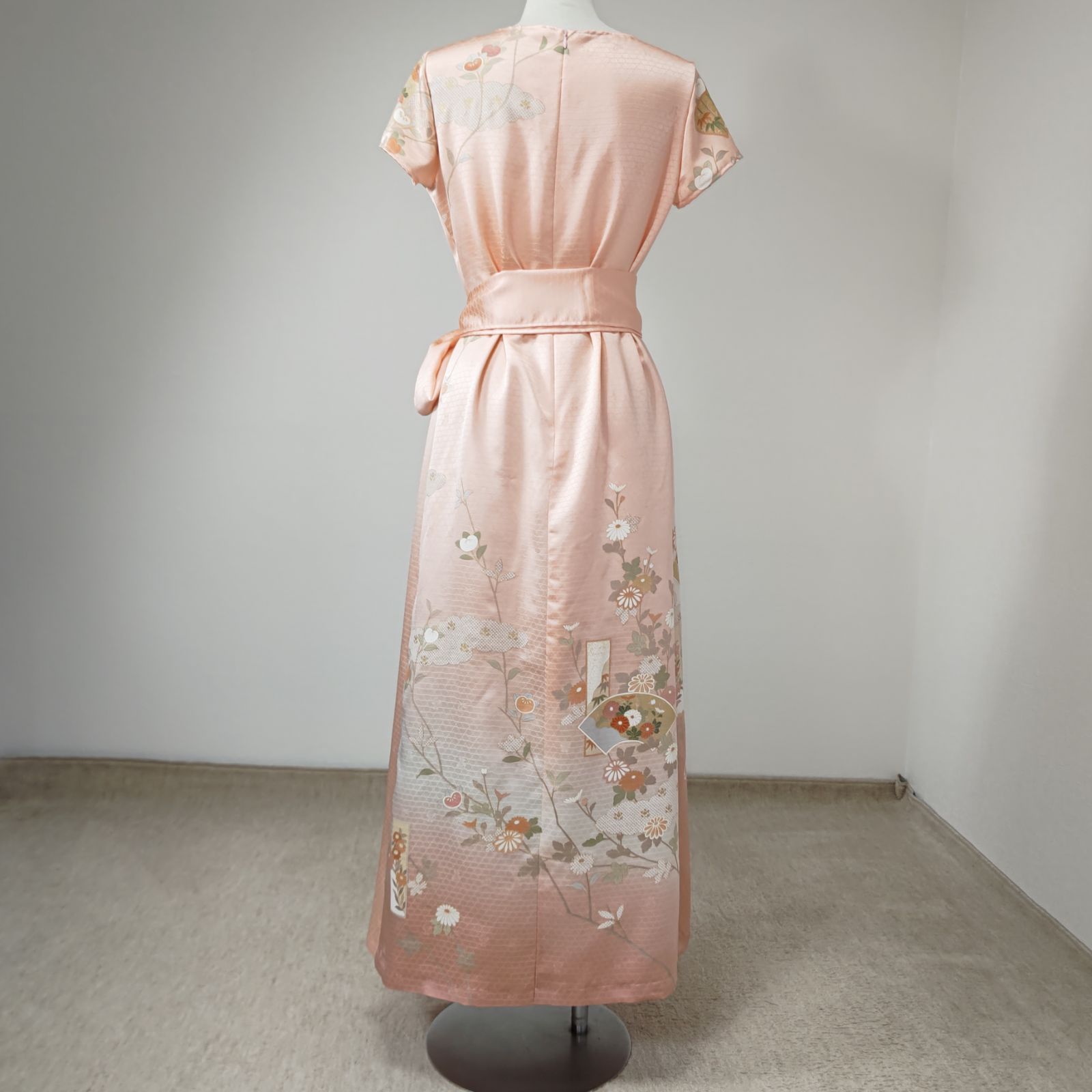 zunezune 訪問着ドレス トールサイズ キャップ袖 ストール付 着物