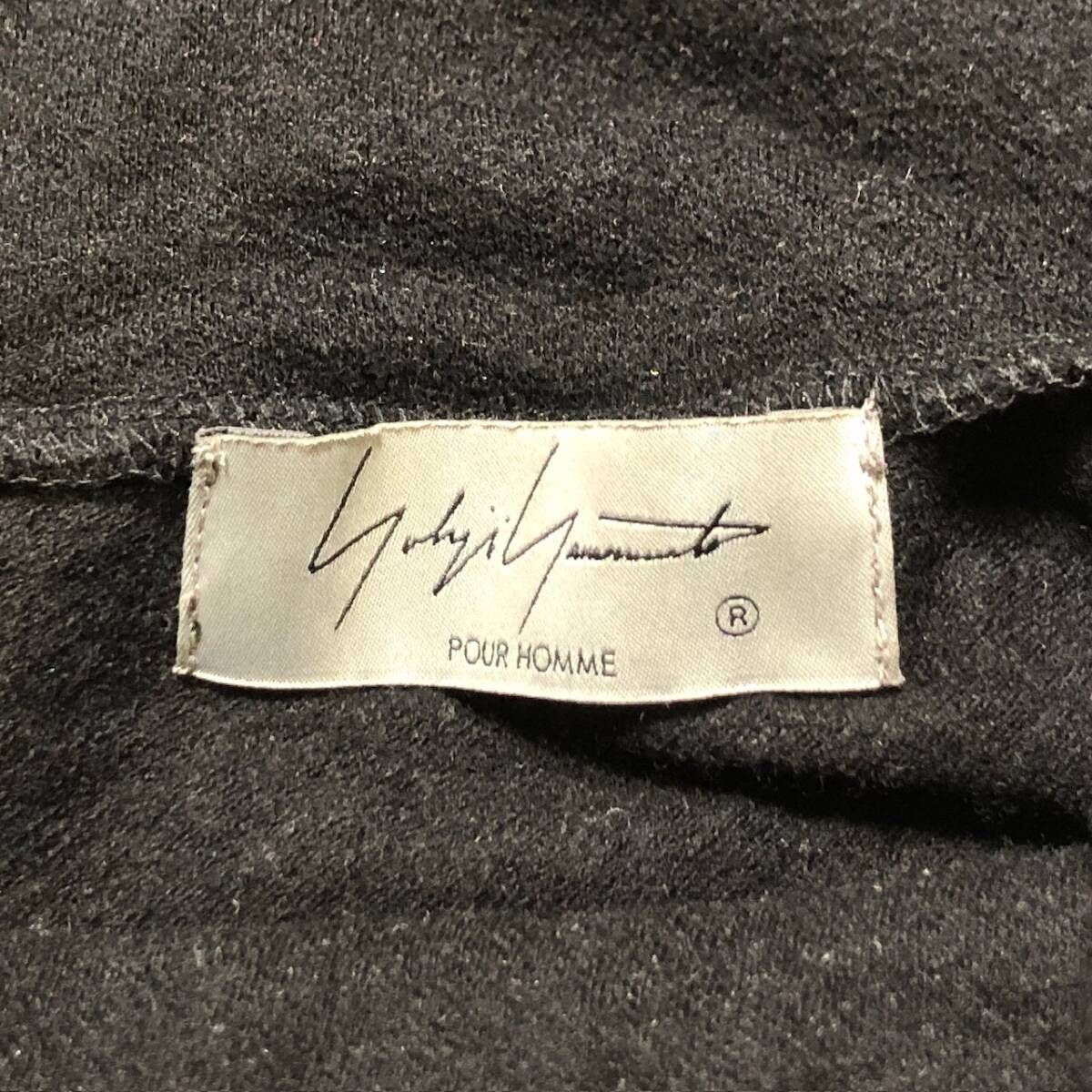 23aw YOHJI YAMAMOTO POUR HOMME SUPER120ウールエアー天竺タートル