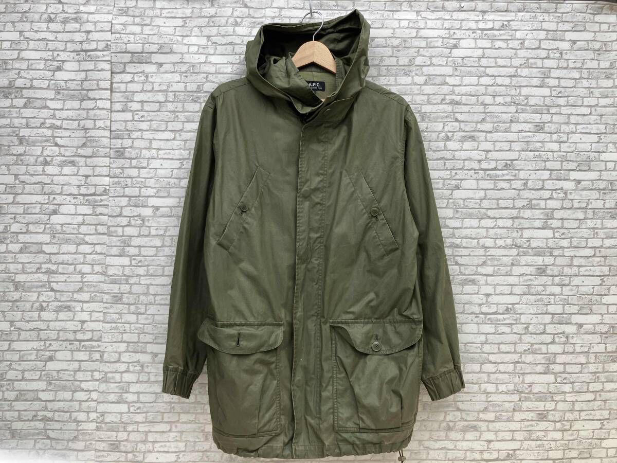 a.p.c ミリタリージャケット　sサイズ フード・ポケットのボタン欠品あり A.P.C. アーペーセー S ミリタリー