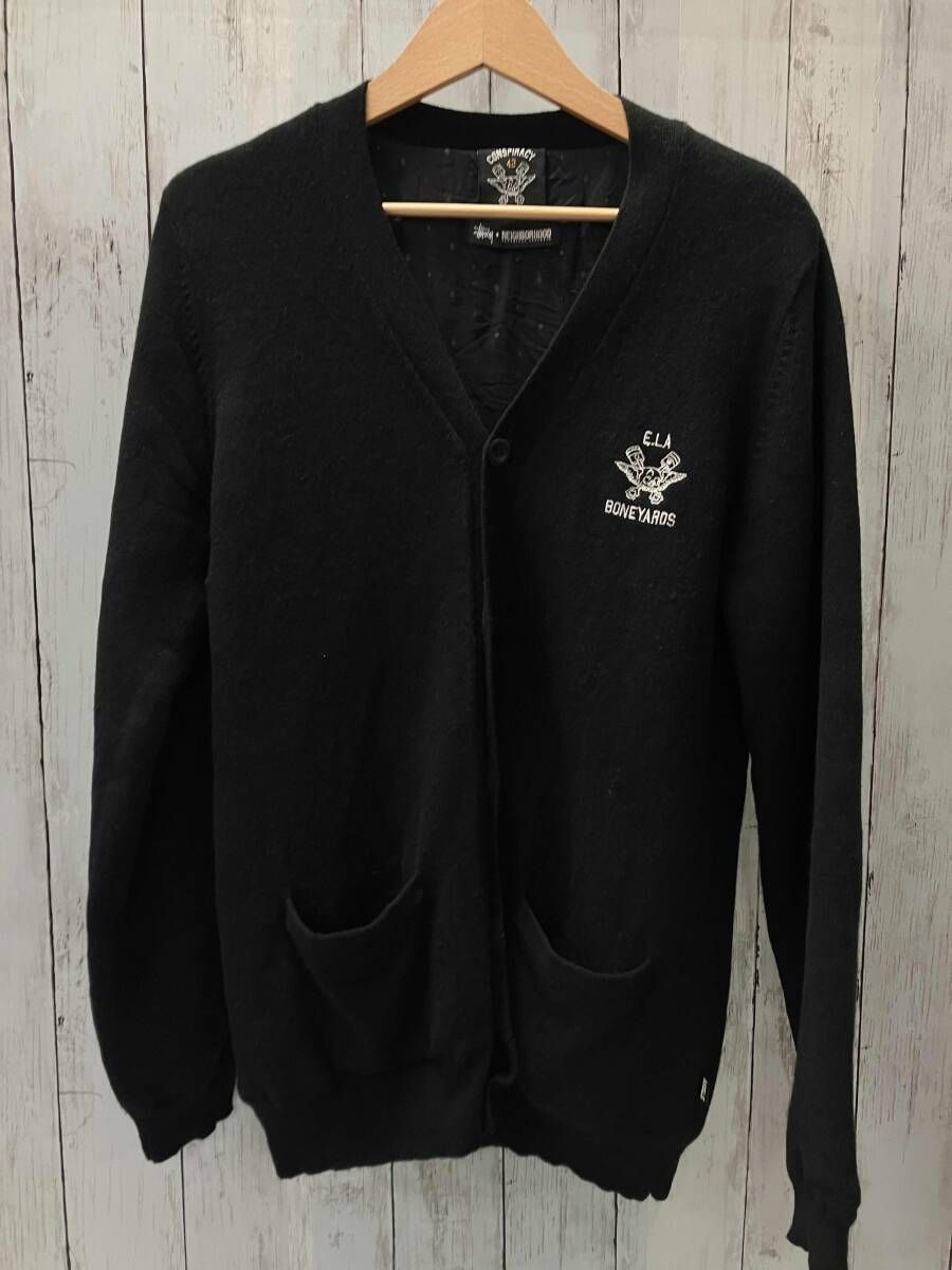 STUSSY×NEIGHBORHOOD カーディガン CONSPIRACY Sサイズ