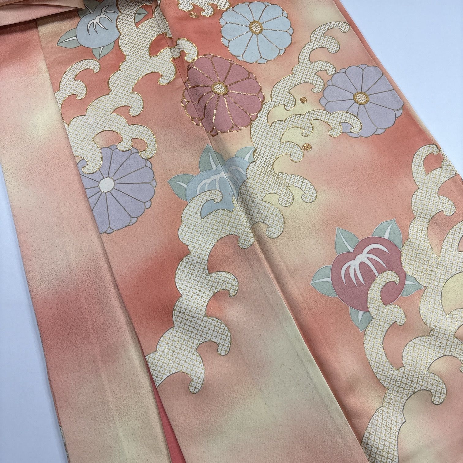 訪問着 5枚 正絹 着物まとめ売り 同梱購入歓迎 リメイク用 着付け練習