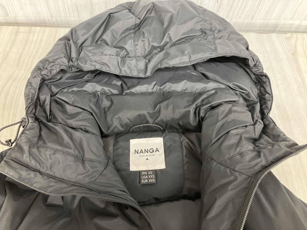 NANGA 0749-55-1016 ナンガ ダウンジャケット ブラック メンズ XS