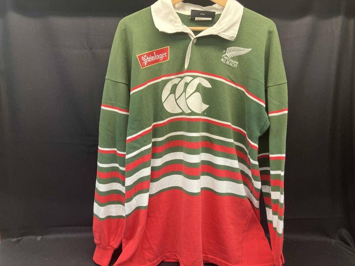 長袖ポロシャツ ニュージーランド製オールブラックス90 s古着 襟