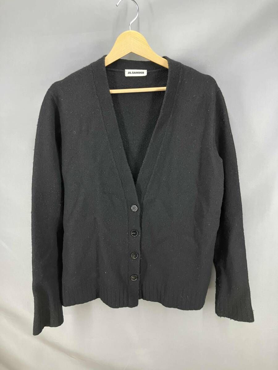 Jil sander ジルサンダー カーディガン サイズ38 ブラック 冬