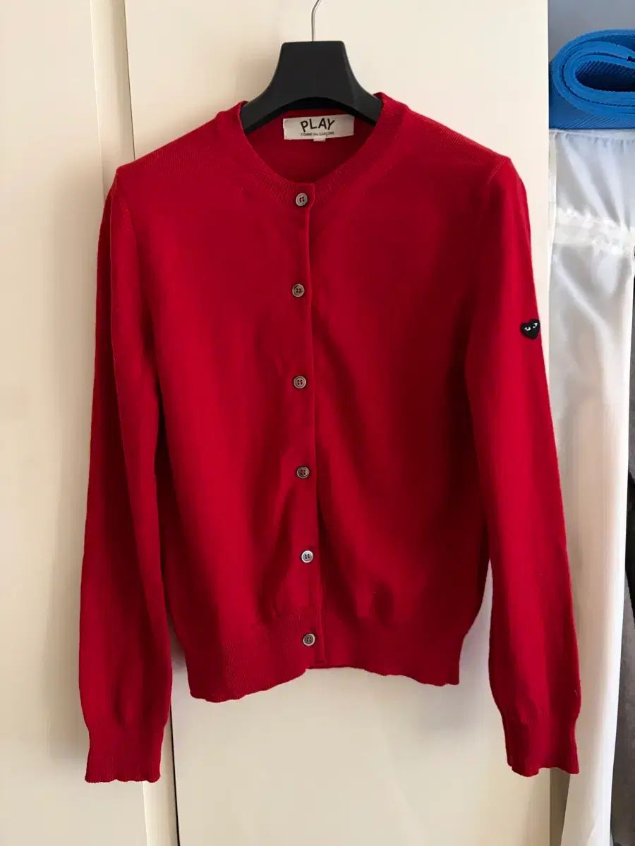 コム デ ギャルソン ウール カーディガン S アームパッチ