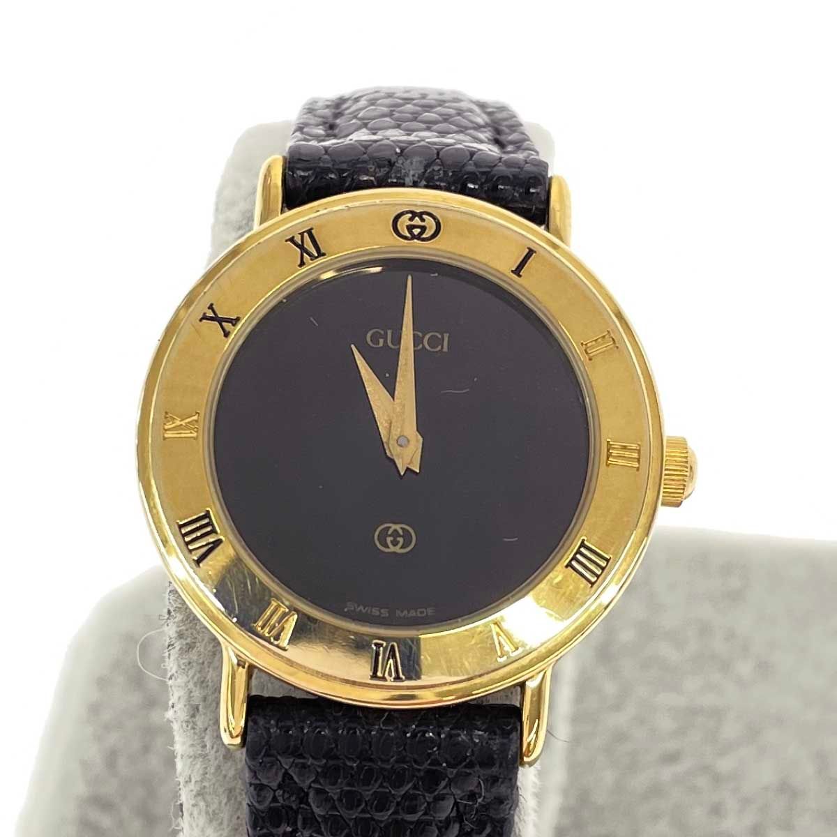 GUCCI レディース腕時計 GUCCI グッチ 腕時計 クォーツ SS×レザー/ 3000L/インターロッキング