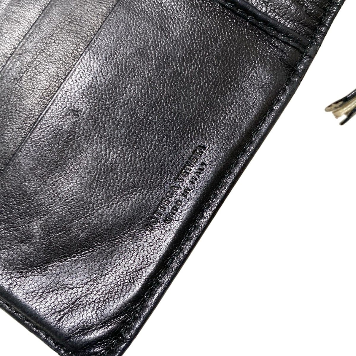 BOTTEGA VENETA(ボッテガヴェネタ) 長財布 イントレチャート 114074 黒