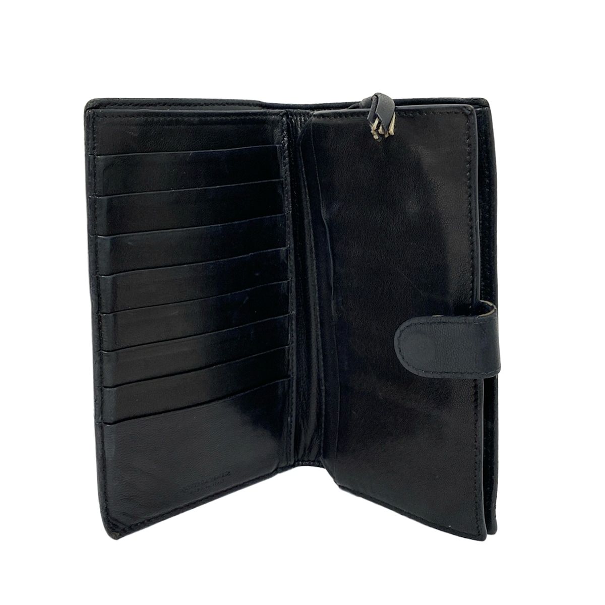 BOTTEGA VENETA(ボッテガヴェネタ) 長財布 イントレチャート 114074 黒