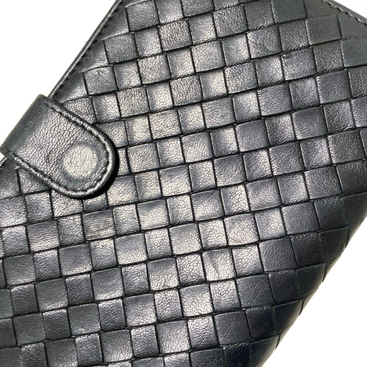 BOTTEGA VENETA(ボッテガヴェネタ) 長財布 イントレチャート 114074 黒