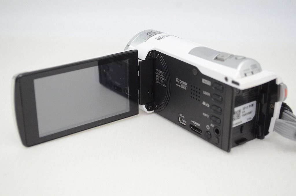 美品 JVC ケンウッド Everio GZ-HM33 デジタルビデオカメラ ホワイト